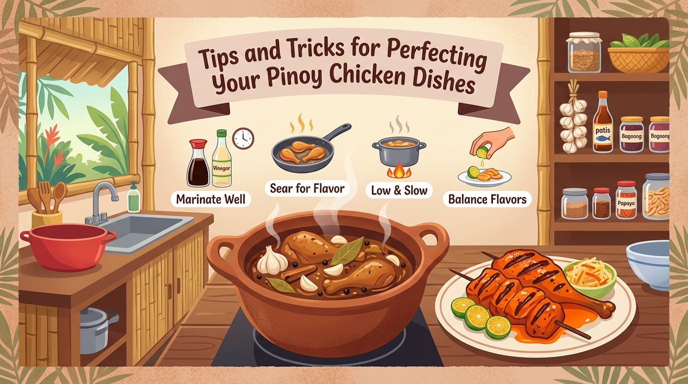 Filipino Chicken Adobo, a classic chicken pinoy recipe
