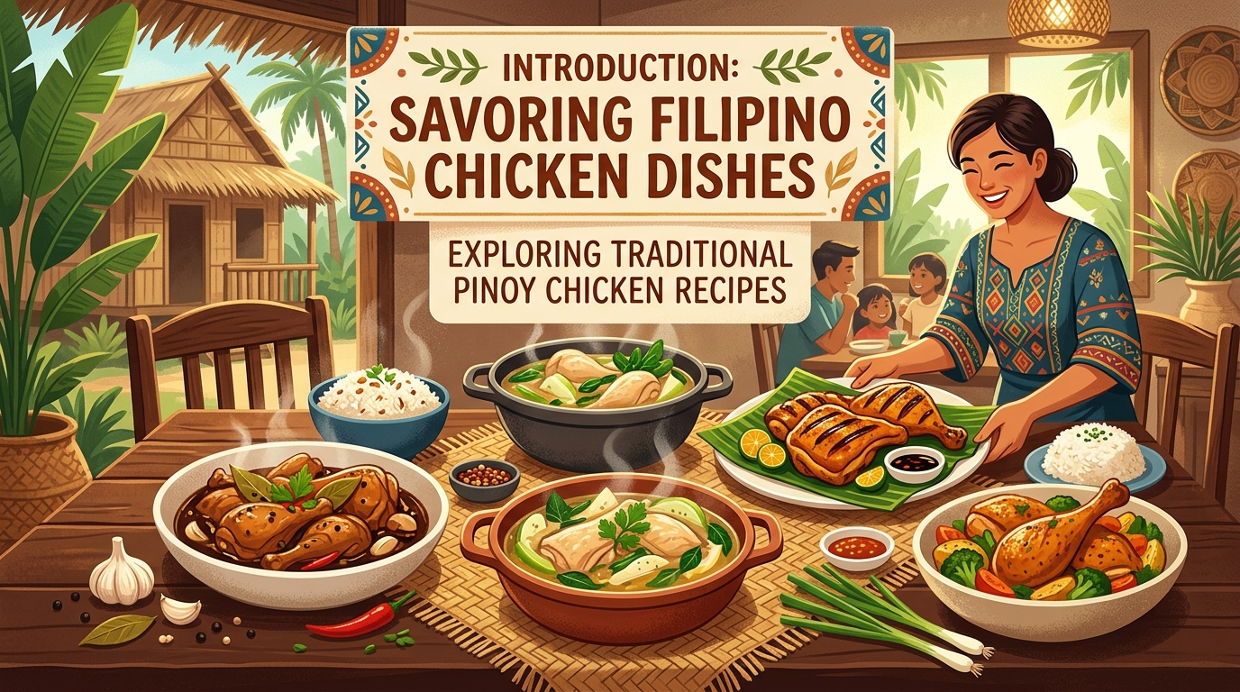 Delicious Chicken Adobo, a classic Pinoy chicken recipe