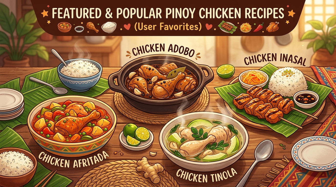 Essential Pinoy Chicken Recipes You Must Try